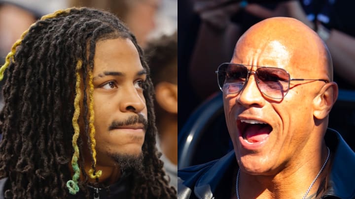 Ja Morant Reacts to The Rock's Shot at Him Ja Morant Reacts to The Rock's Shot at Him