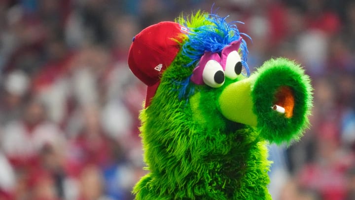 Phillie Phanatic Makes Iconic Appearance at Wrexham AFC Phillie Phanatic Makes Iconic Appearance at Wrexham AFC