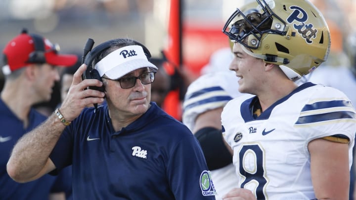 Pitt's Pat Narduzzi Reacts to Kenny Pickett Trade