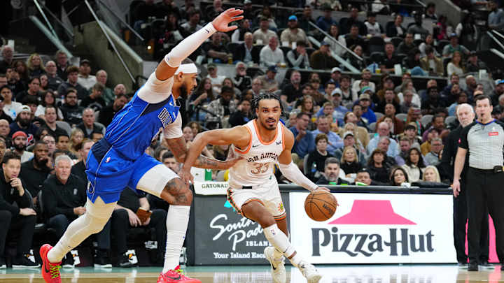 Spurs Fall Short to End Season Series With Mavericks