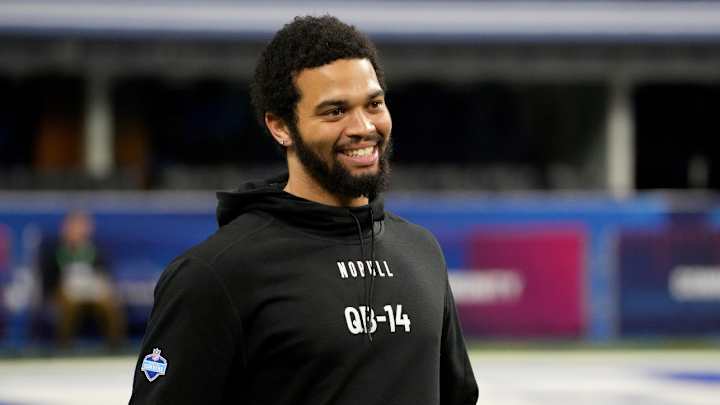 Bears Receiver Keenan Allen Links Up With Caleb Williams at USC Pro Day