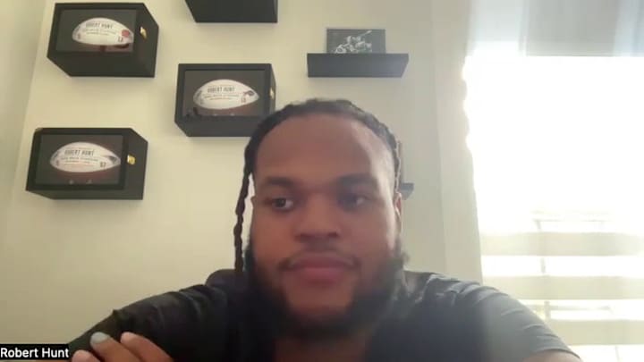 WATCH: Robert Hunt Talks Joining the Panthers