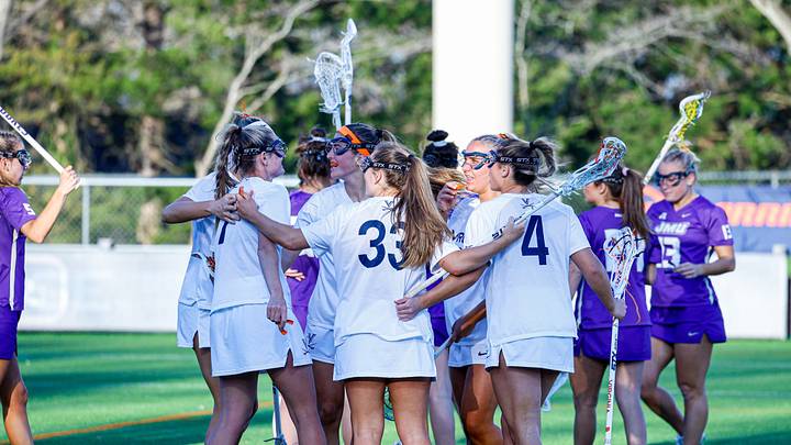 Virginia Women's Lacrosse Knocks Off No. 6 James Madison 12-8 Virginia Women's Lacrosse Knocks Off No. 6 James Madison 12-8