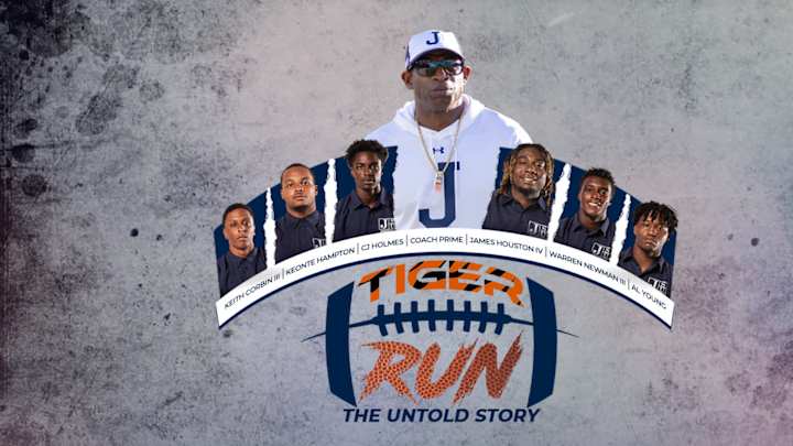 James Houston IV Helps To Promote 'Tiger Run: The Untold Story' About Deion Sanders And 2022 Jackson State Pro Day