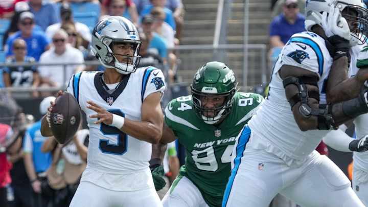 Bryce Young Hassled in Preseason Debut vs. Jets