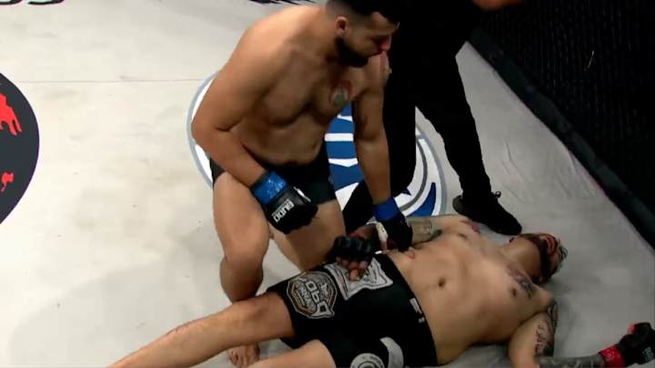VIDEO: MMA Fighter Finishes Takedown After One-Punch KO To Win Heavyweight Title