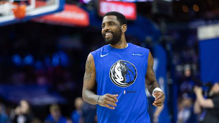 WATCH: Mavs' Kyrie Throws Down Monster Alley-Oop in Pro-Am