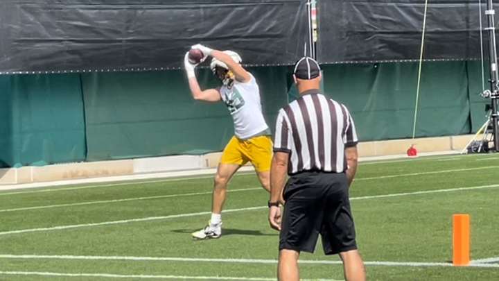 Watch: Receiver Drills at Packers Training Camp Watch: Receiver Drills at Packers Training Camp