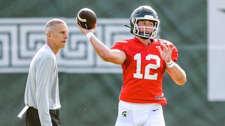 Katin Houser Impresses Mel Tucker, MSU Coaches During First Fall Scrimmage