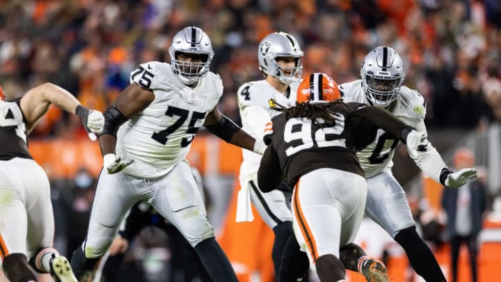 Raiders' T Brandon Parker Placed on Injured/Reserve