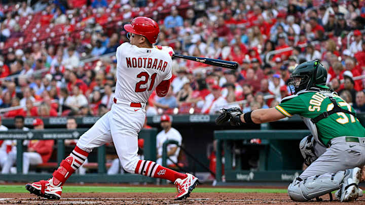 St. Louis Cardinals Outfielder Lars Nootbaar Fouls Ball Off Groin, Leaves Game St. Louis Cardinals Outfielder Lars Nootbaar Fouls Ball Off Groin, Leaves Game