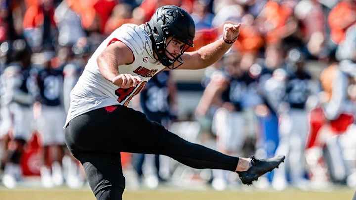 Louisville Has 'Great Confidence' in Kicker Brock Travelstead Louisville Has 'Great Confidence' in Kicker Brock Travelstead