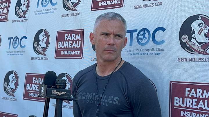 FSU Head Coach Mike Norvell Pleased With Tight End Progression Through Fall Camp