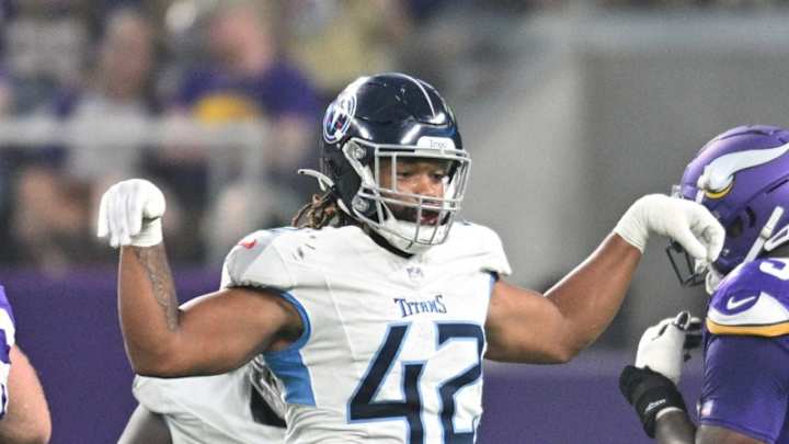 Titans Coach Mike Vrabel on OLB Caleb Murphy: 'He's Shown an Ability to Win'