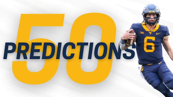 50 Predictions for the 2023 WVU Football Season