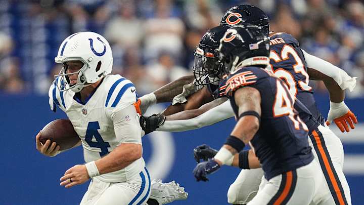 Colts' Offensive Line Struggles Against Bears