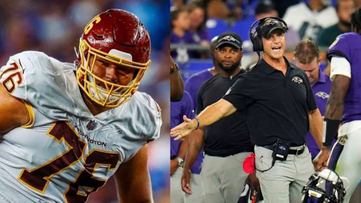 Commanders Cosmi ‘Griddy’ in Fight with Losing Ravens