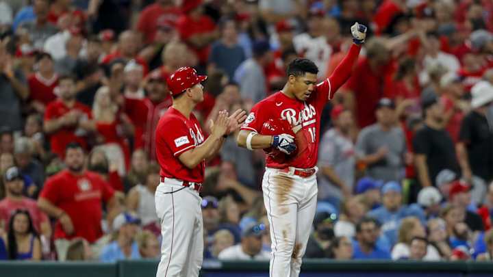 Cincinnati Reds Top Prospect Delivers First Major League Hit on Sunday