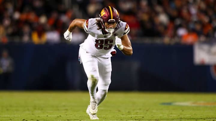 Commanders TE Cole Turner Shows Sam Howell Chemistry, Shines in Preseason Commanders TE Cole Turner Shows Sam Howell Chemistry, Shines in Preseason