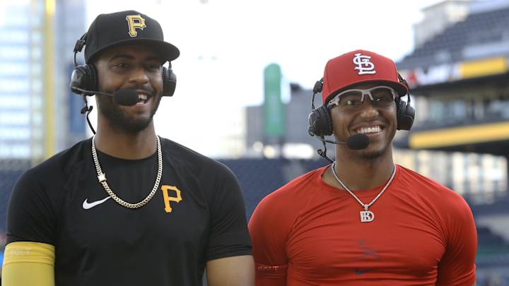 St. Louis Cardinals' Richie Palacios Crushes 1st Career Home Run in Battle of Brothers