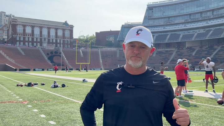 Watch: Brad Glenn Discusses UC at Higher Ground, Running Backs, EKU Preparation