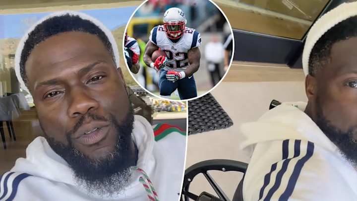Hart-Ache: Comedian Kevin Hart in Wheelchair After Race Against Ex Patriots' RB Hart-Ache: Comedian Kevin Hart in Wheelchair After Race Against Ex Patriots' RB