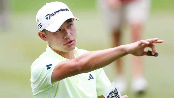 Collin Morikawa Shoots Career-Best 61 in First Round of Tour Championship
