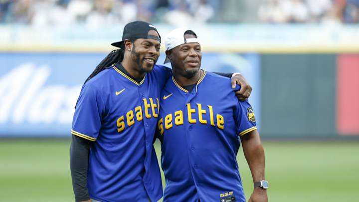 NFL Legend Richard Sherman Goes Viral For His Reaction at Meeting Seattle Mariners Legend Ken Griffey Jr. NFL Legend Richard Sherman Goes Viral For His Reaction at Meeting Seattle Mariners Legend Ken Griffey Jr.