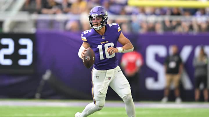 Jaren Hall's Highs and Lows Were on Display in Saturday's Preseason Finale Jaren Hall's Highs and Lows Were on Display in Saturday's Preseason Finale