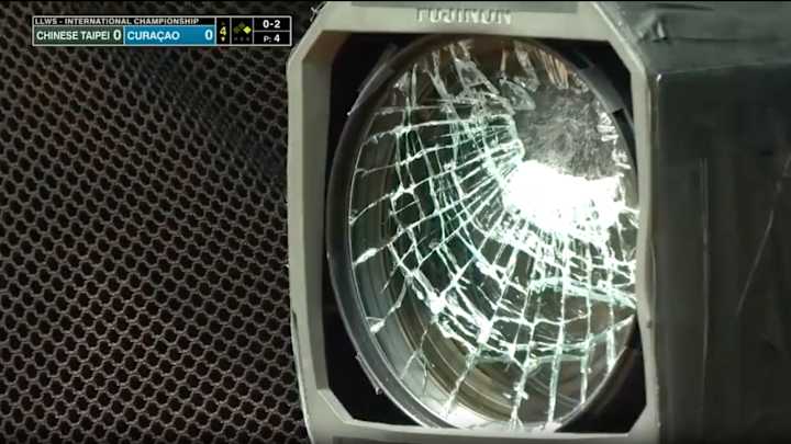 Little League World Series: ESPN Camera Got Completely Shattered by Foul Ball Little League World Series: ESPN Camera Got Completely Shattered by Foul Ball