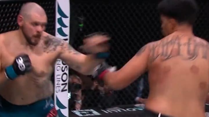 VIDEO: Heavyweight Junior Tafa Lands Incredible Walk-Off KO at UFC Singapore