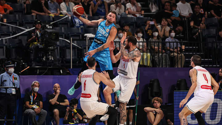 Mavs’ Luka Doncic Electric in Slovenia Blowout Win Over Georgia