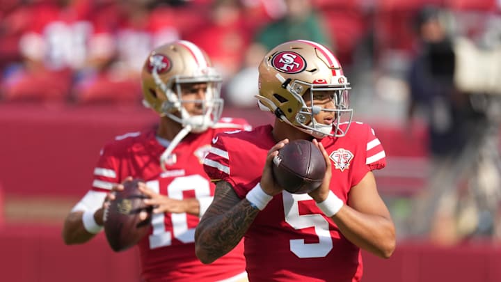 Jimmy Garoppolo Discusses ‘Weird Situation’ in 49ers Trading Trey Lance to Cowboys Jimmy Garoppolo Discusses ‘Weird Situation’ in 49ers Trading Trey Lance to Cowboys
