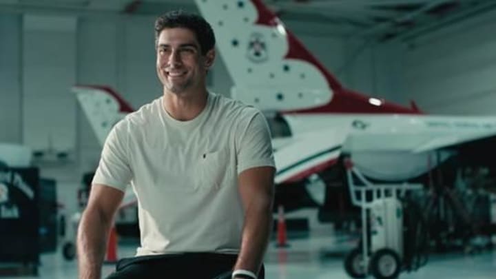 Jimmy G Joins '9G Club' in Visit With U.S. Air Force