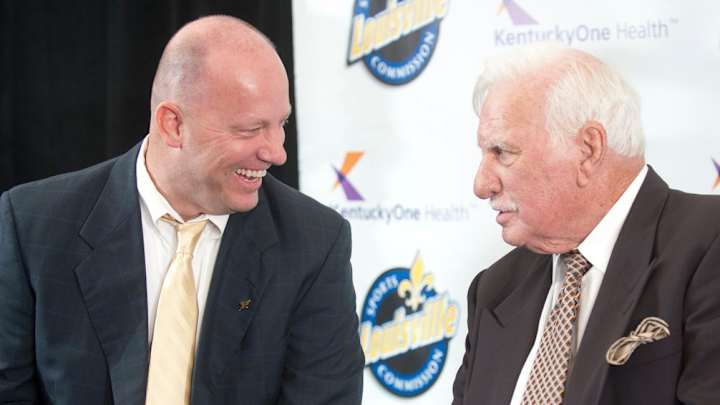 Jeff Brohm Taking Lessons From Howard Schnellenberger Into Louisville's Opener Jeff Brohm Taking Lessons From Howard Schnellenberger Into Louisville's Opener