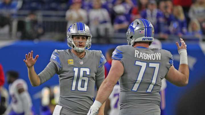 Social Media Reacts to Jared Goff Taking Offensive Line to Dinner