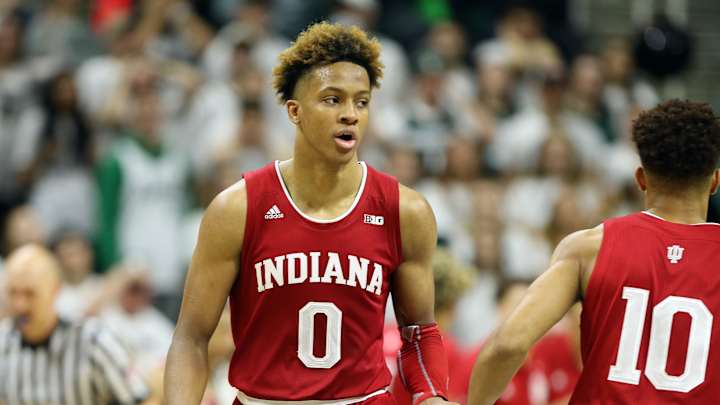 Former Indiana Basketball Player Romeo Langford Signing Exhibit 10 Deal with Utah Jazz Former Indiana Basketball Player Romeo Langford Signing Exhibit 10 Deal with Utah Jazz