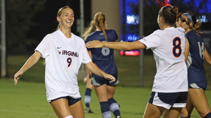 McDermott's Brace Powers UVA Women's Soccer Over West Virginia 2-1