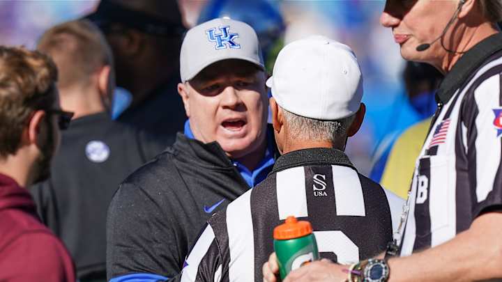 Mark Stoops urges fans to "donate more" to help Kentucky get better players