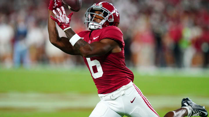 Alabama WR Changed Number to Follow in Footsteps of DeVonta Smith Alabama WR Changed Number to Follow in Footsteps of DeVonta Smith