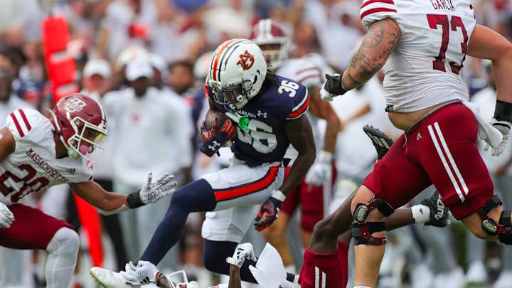 Auburn DB Jaylin Simpson leads the SEC in interceptions three games into the season