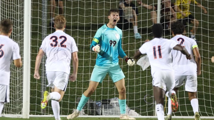Clutch PK Save from Holden Brown Lifts Virginia Over No. 20 Maryland 2-1