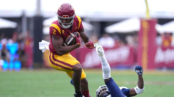 USC Football: WR Brenden Rice Weighs in on Teams' Talented Receiver Corps