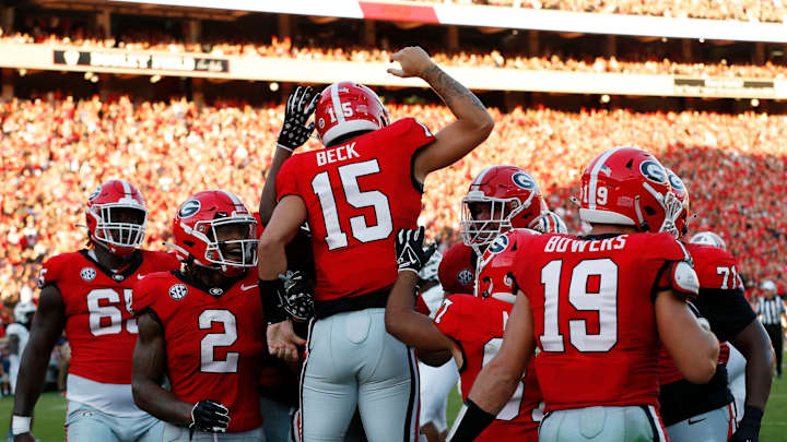 Georgia Football On Top of Recent Top 25 College Football Rankings