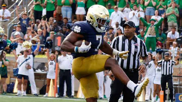 Run Game Battle Is Key For Notre Dame Against Central Michigan