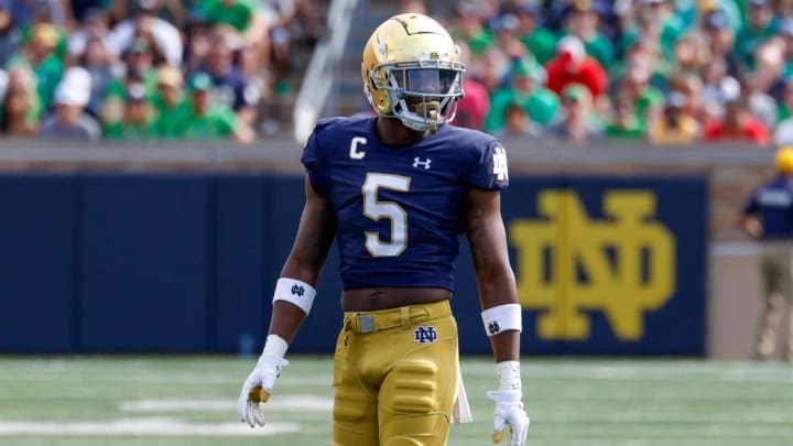 Notre Dame Corner Cam Hart Declares For The NFL Draft, Opts Out Of Bowl Game