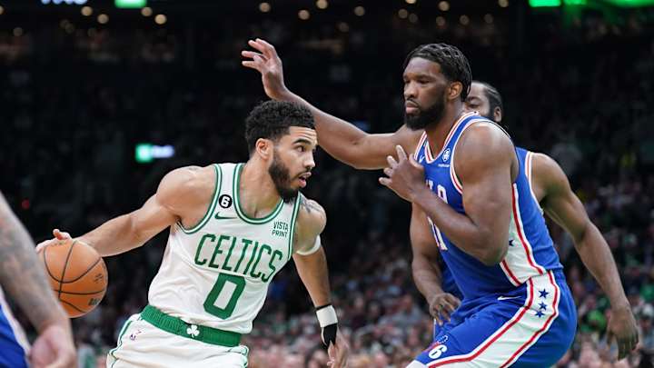 Sixers' Joel Embiid, Tyrese Maxey Work Out With Celtics Star