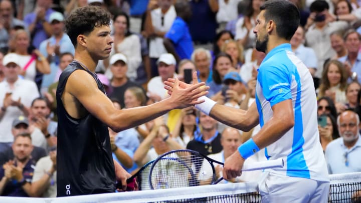 Ben Shelton Had an Epic Response to Novak Djokovic Trolling His Celebration at U.S. Open