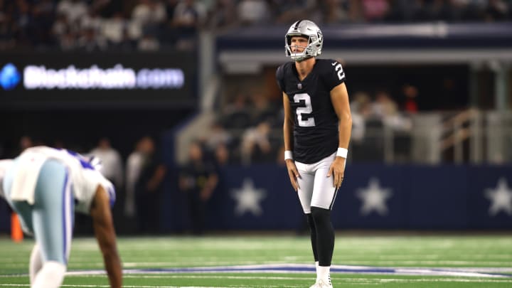 Raiders Kicker Daniel Carlson on Milestone Watch