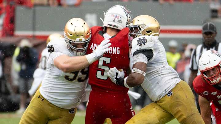 Game Observations - Defense: Notre Dame D Handles NC State